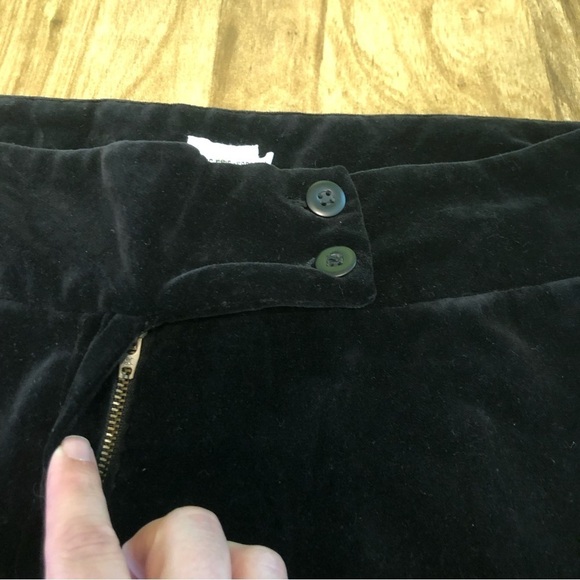 NWT $69 USD Calvin Klein Black Velvet Feel Soft Cotton Pants Womens Size 16 - Picture 2 of 11